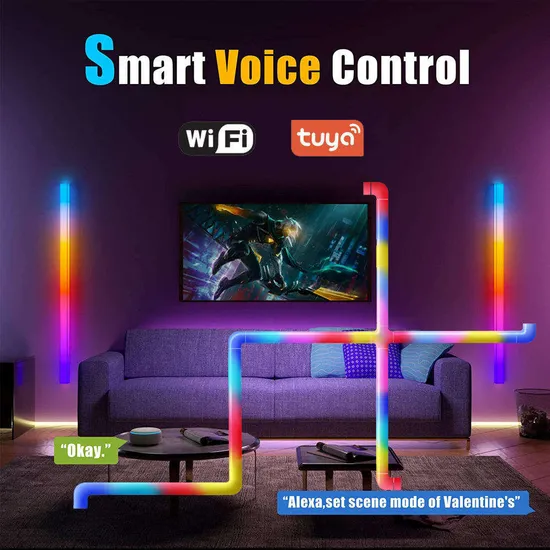 RGB Smart Wandleuchte Neu dimmbare DIY Raumdekoration Wandleuchte